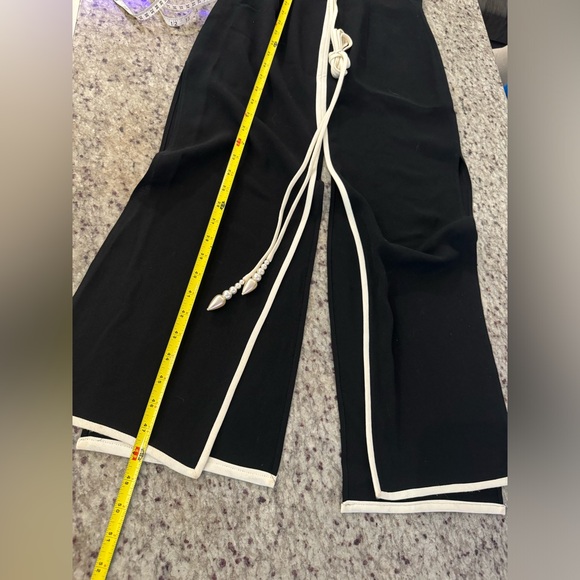 Henri Ho Vintage Luxury Contrast Cut out Lace Black dress made in Korea - Picture 11 of 13